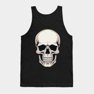 Human Skull Tank Top